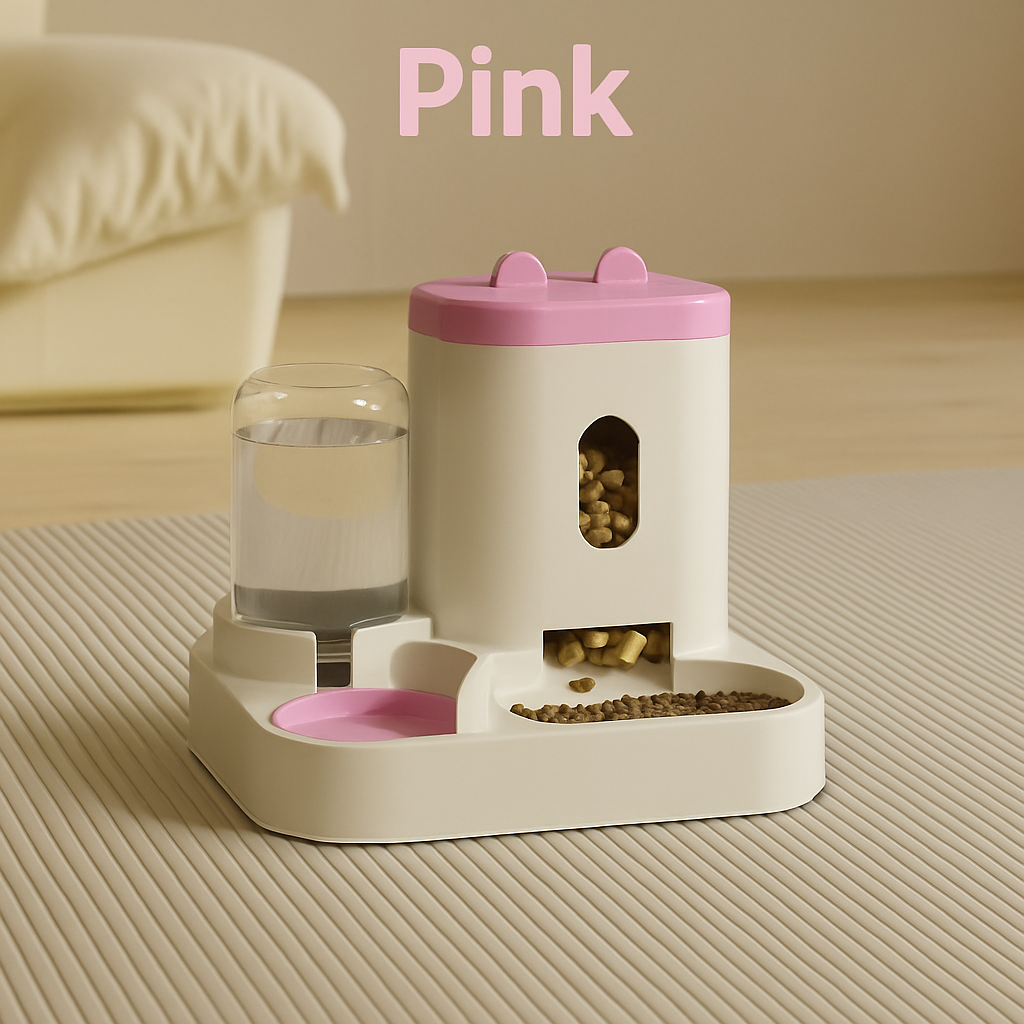 FeederGO - Automatischer Futterspender mit Trinkbrunnen, High-Tech & Neu