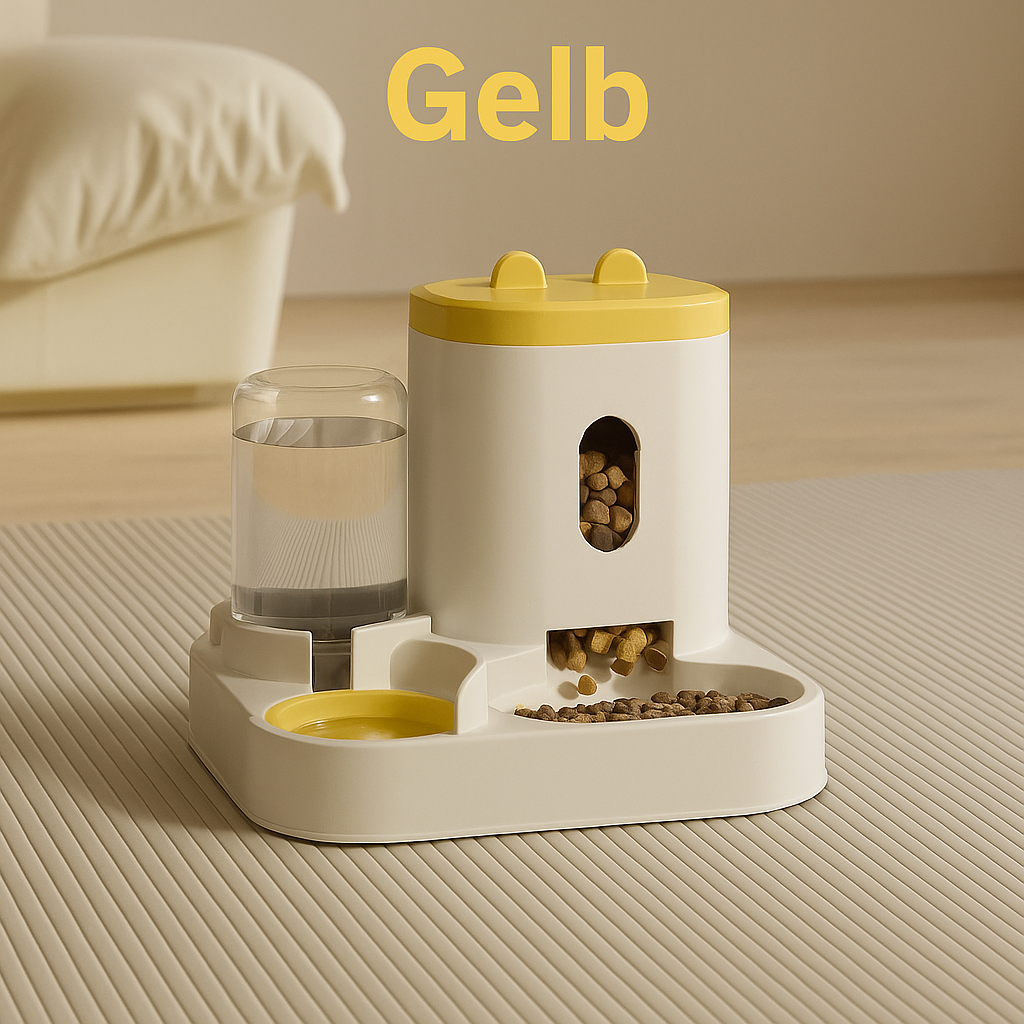 FeederGO - Automatischer Futterspender mit Trinkbrunnen, High-Tech & Neu