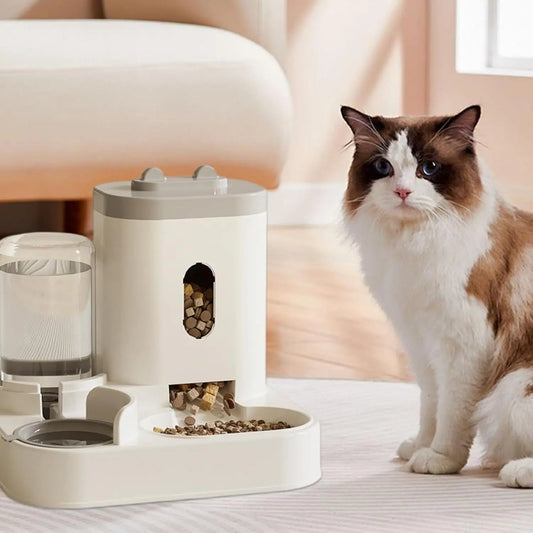 FeederGO - Automatischer Futterspender mit Trinkbrunnen, High-Tech & Neu