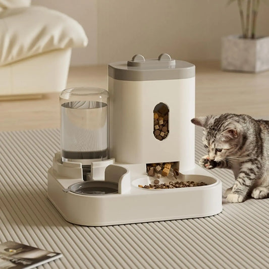 FeederGO - Automatischer Futterspender mit Trinkbrunnen, High-Tech & Neu